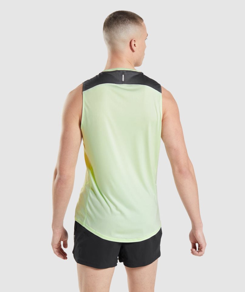 Men's Gymshark Speed Evolve Tanks Mint | CA N1A80D